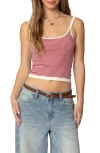 Edikted Saylor Striped Knit Tank Top