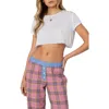 Edikted Seville Cropped Tee In White