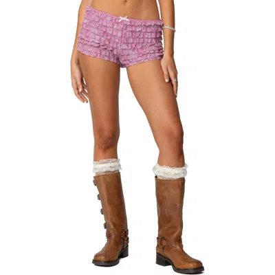 EDIKTED EDIKTED SHAILEE RUFFLE SHORTS