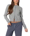 Edikted Shlo Knitted Cardigan In Gray Melange