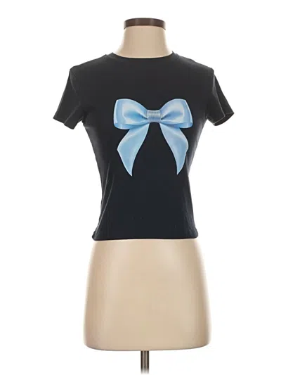 Pre-owned Edikted Short Sleeve T-shirt In Blue