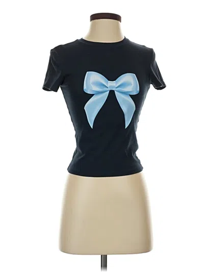 Pre-owned Edikted Short Sleeve T-shirt In Blue