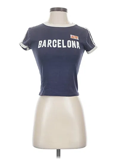 Pre-owned Edikted Short Sleeve T-shirt In Blue