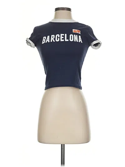 Pre-owned Edikted Short Sleeve T-shirt In Blue