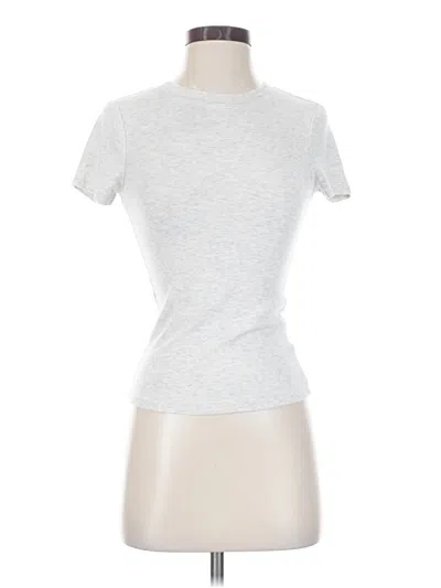 Pre-owned Edikted Short Sleeve Turtleneck In Silver