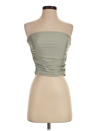 Pre-owned Edikted Sleeveless Blouse In Green
