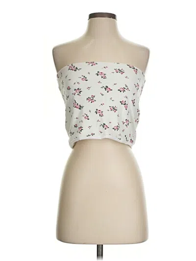 Pre-owned Edikted Sleeveless Blouse In White