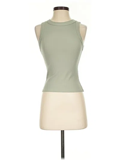 Pre-owned Edikted Sleeveless Top Gray High Neck Tops