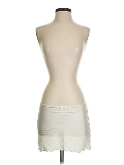 Pre-owned Edikted Sleeveless Top Ivory Strapless Neckline Tops