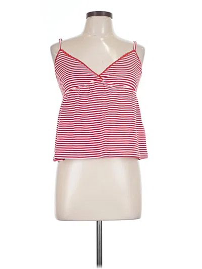 Pre-owned Edikted Sleeveless Top Red Sweetheart Neckline Tops