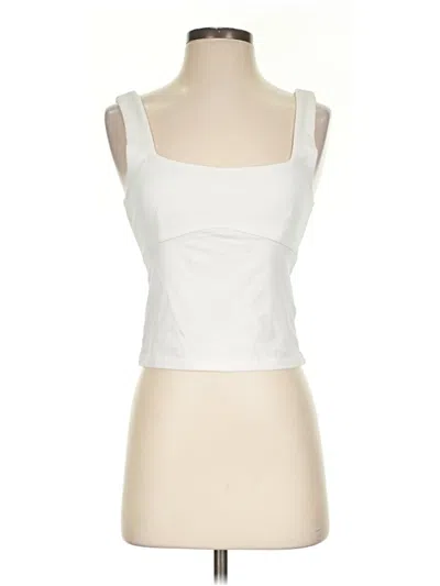 Pre-owned Edikted Sleeveless Top White Sweetheart Neckline Tops