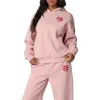 Edikted Someone Loves You Hoodie In Pink
