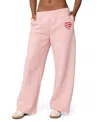 Edikted Someone Loves You Sweatpants In Pink