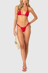 Edikted Soraya Bikini Bottom In Red, Women's At Urban Outfitters