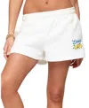 Edikted Squeeze The Day Sweat Shorts In White