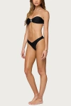 Edikted Starfish Bandeau Bikini Top In Black