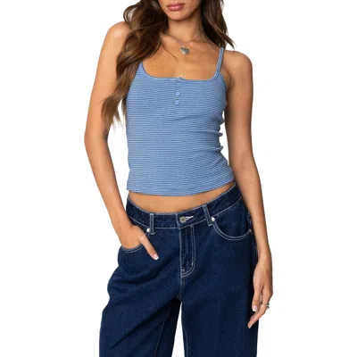 EDIKTED EDIKTED STRIPE HENLEY CAMISOLE
