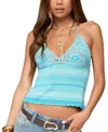 Edikted Suanne Knit Halter Top In Multi