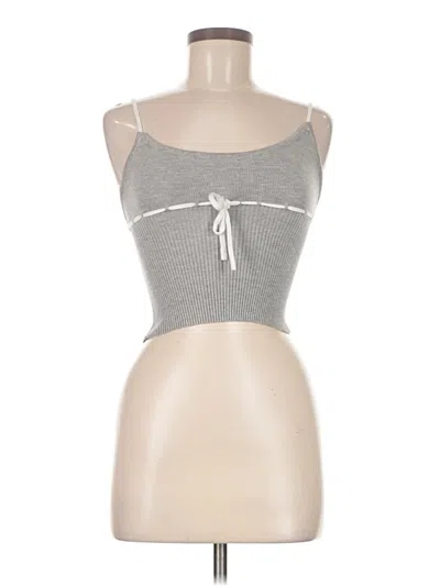 Pre-owned Edikted Sweater Vest In Silver