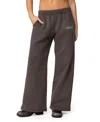 Edikted Sweatpants In Brown