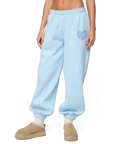 Edikted Sweatpants In Blue