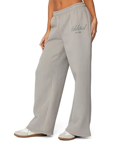 Edikted Sweatpants In Gray