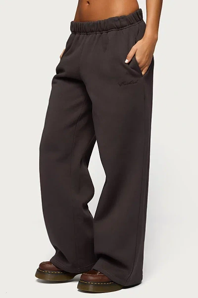 EDIKTED SWEATPANTS IN DARK/GRAY, WOMEN'S AT URBAN OUTFITTERS