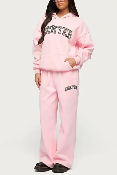 Edikted Sweatpants In Light/pink, Women's At Urban Outfitters