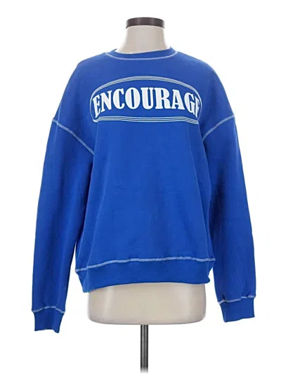 Pre-owned Edikted Sweatshirt In Blue