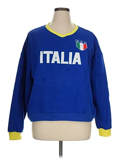 Pre-owned Edikted Sweatshirt In Blue
