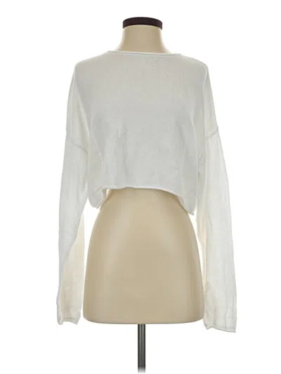 Pre-owned Edikted Sweatshirt In White