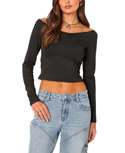 EDIKTED TAHLIA OFF SHOULDER TOP