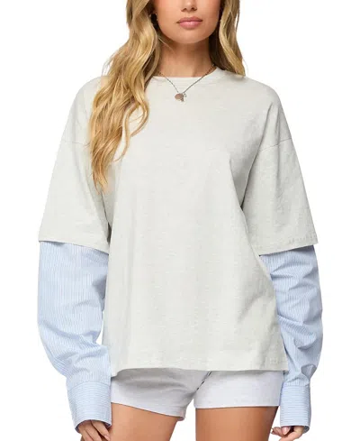 EDIKTED TAILOR OVERSIZED LAYERED TOP