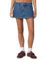 Edikted Talia Micro Skort In Dark Blue
