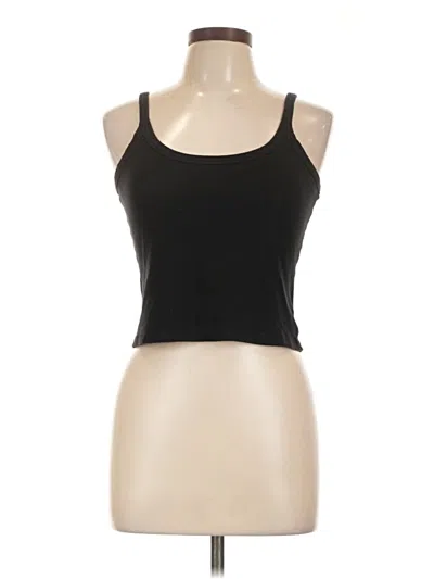 Pre-owned Edikted Tank Top Black Halter Neckline Tops