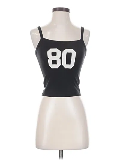 Pre-owned Edikted Tank Top Black Strapless Neckline Tops