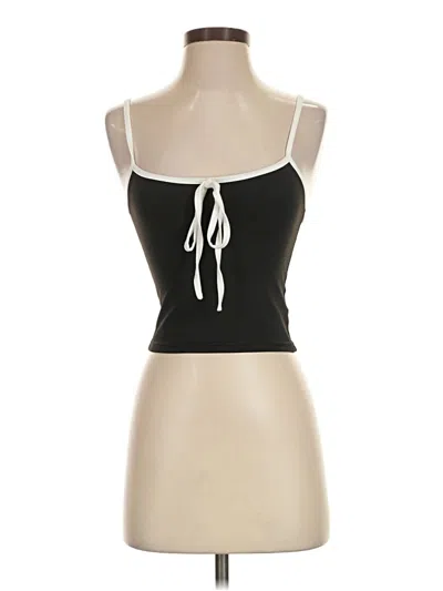 Pre-owned Edikted Tank Top Black Strapless Neckline Tops