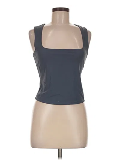 Pre-owned Edikted Tank Top Gray Halter Neckline Tops