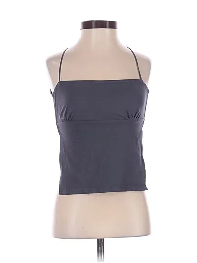 Pre-owned Edikted Tank Top Gray Strapless Neckline Tops