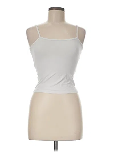 Pre-owned Edikted Tank Top Silver Strapless Neckline Tops