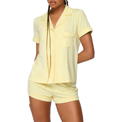 Edikted Tezlie Short Sleeve Button-up Shirt