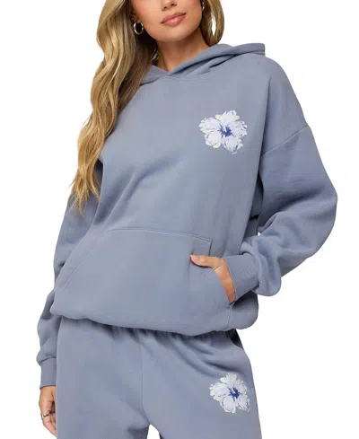Edikted Tropical Bloom Hoodie In Multi