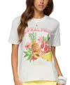 Edikted Tropical Fruits Graphic T-shirt In White