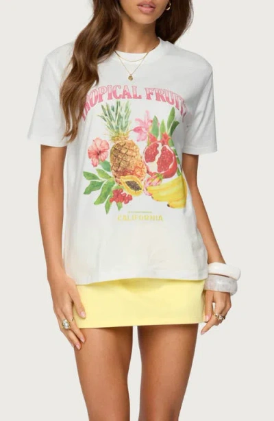 EDIKTED EDIKTED TROPICAL FRUITS GRAPHIC T-SHIRT