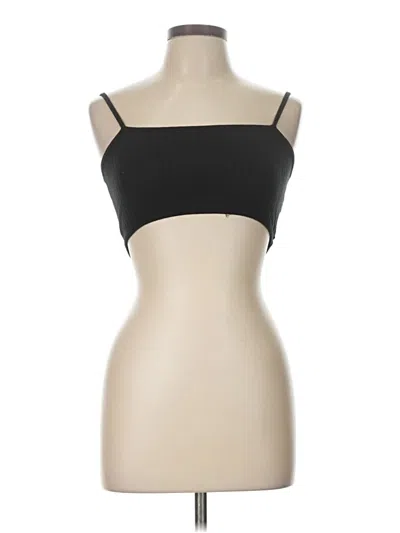 Pre-owned Edikted Tube Top Black Strapless Neckline Tops