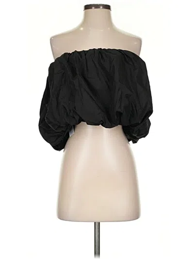 Pre-owned Edikted Tube Top Black Tops