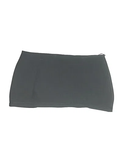 Pre-owned Edikted Tube Top Gray Strapless Neckline Tops