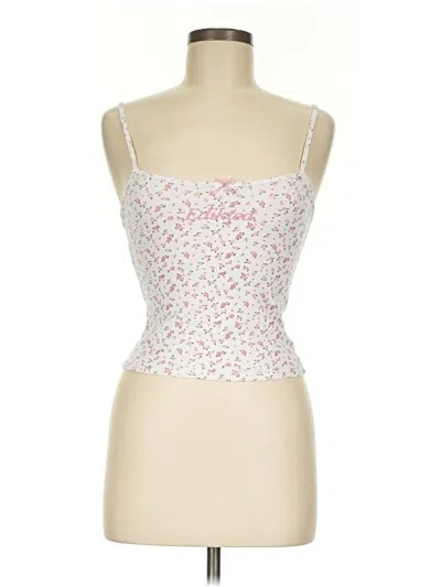 Pre-owned Edikted Tube Top Ivory Sweetheart Neckline Tops