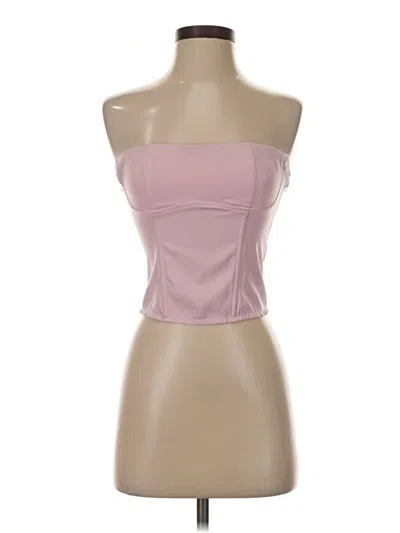 Pre-owned Edikted Tube Top Pink Strapless Neckline Tops