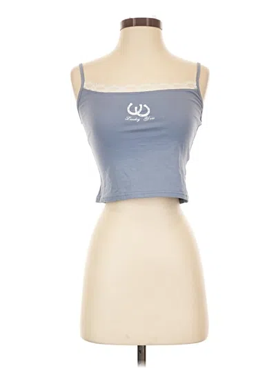 Pre-owned Edikted Tube Top Silver Strapless Neckline Tops